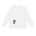 CROSS WHITE LONG SLEEVE TEE